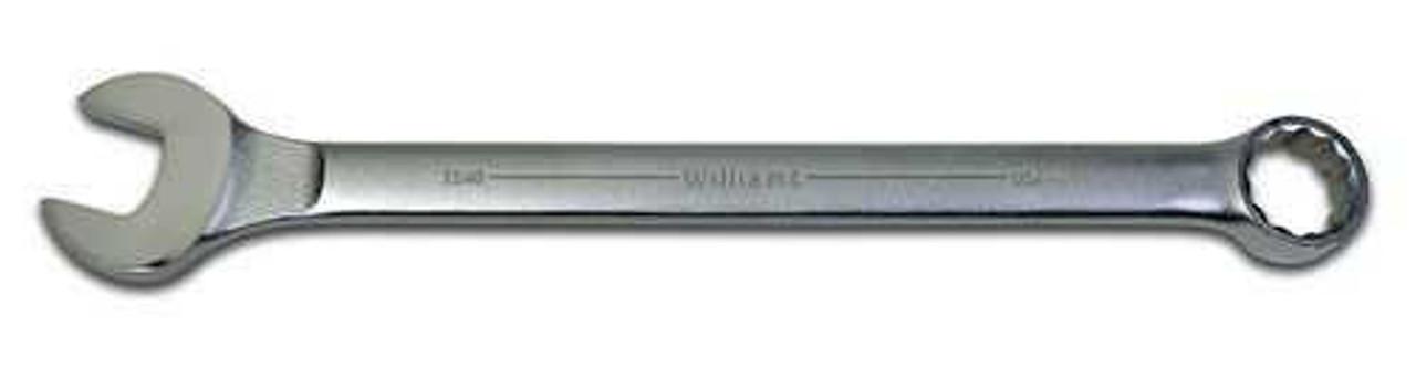 Williams 3-1/8" Williams Satin Chrome Combination Wrench 12 Pt - 1199A 