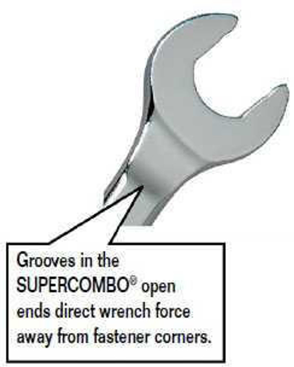 Williams 11/32" Williams Satin Chrome Combination Wrench 12 Pt - 1211SC 