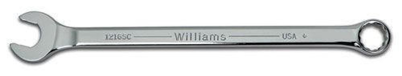 Williams 15/16" Williams Satin Chrome Combination Wrench 12 Pt - 1230SC 