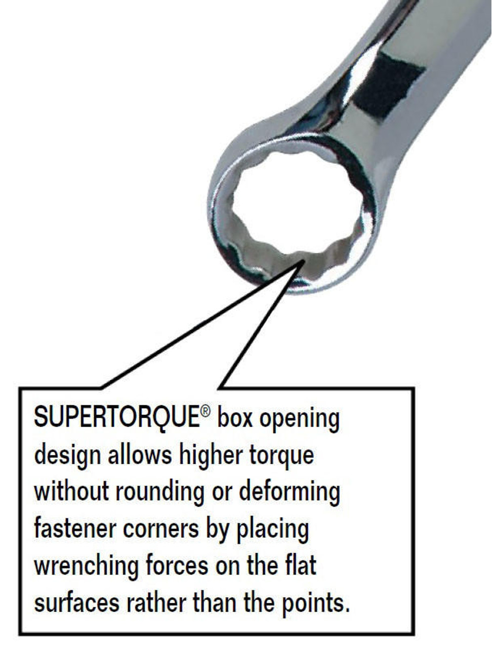 Williams 12MM Williams Satin Chrome Combination Wrench 12 Pt - 1212MSC 