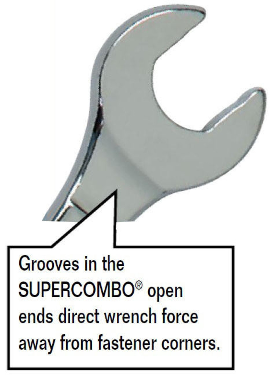 Williams 14MM Williams Satin Chrome Combination Wrench 12 Pt - 1214MSC 