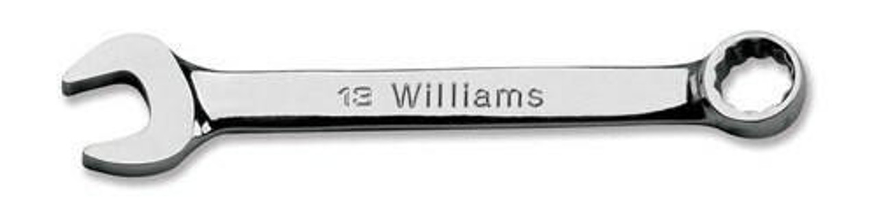 Williams 15MM Williams High Polished Chrome Short Combination Wrench 12 Pt - 1215M 