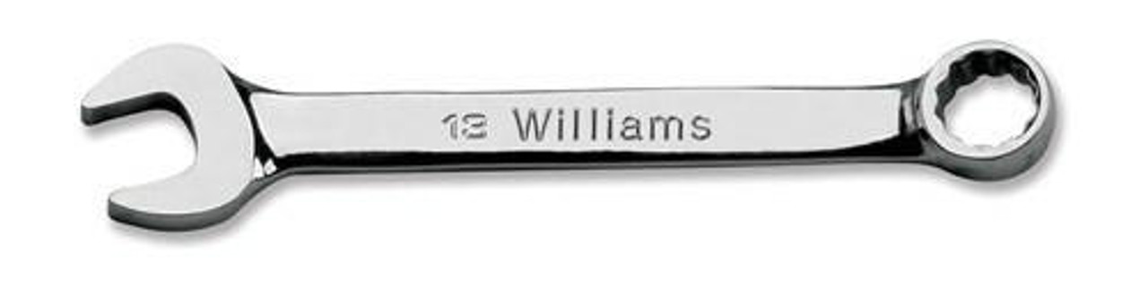 Williams 19MM Williams High Polished Chrome Short Combination Wrench 12 Pt - 1219M 