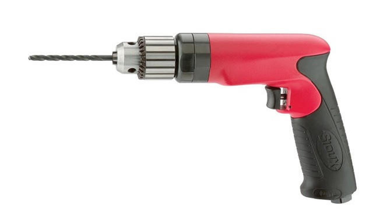  Sioux Tools SDR10P180N2 Non-Reversible Pistol Grip Drill | 1 HP | 18000 RPM | 1/4" Keyed Chuck 