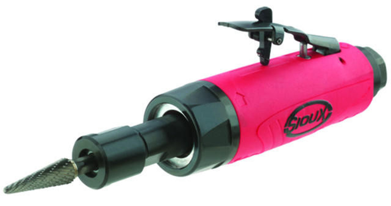  Sioux Tools SDG03S25 Straight Die Grinder | 0.3 HP | 25000 RPM | 200 Series Collet | Rear Exhaust 