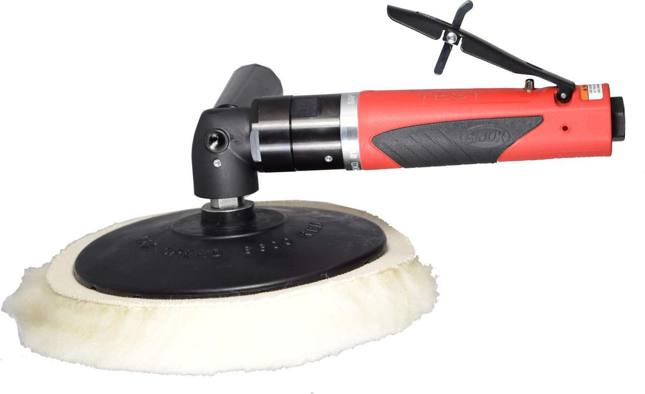  Sioux Tools SAP10A457 Right Angle Polisher | 1 HP | 4500 RPM | 5/8"-11 Spindle Thread 