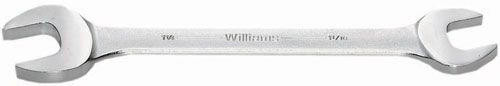 Williams 1-1/8" X 1-3/16" Williams Chrome Satin Double Open End Wrench - 1037B 