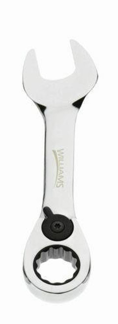 Williams 13MM Williams Stubby Reversible Ratcheting Combination Wrench 12 Pt - 1213MRCS 