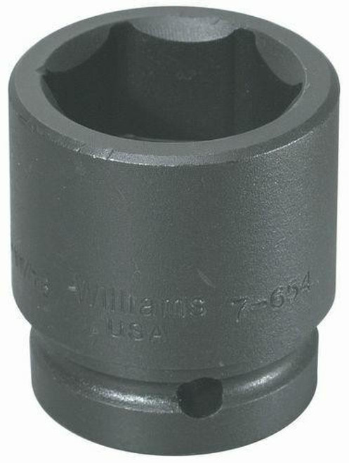 Williams Made In USA 1 13/16" Williams 1" Dr Shallow Impact Socket 6 Pt - 7-658 