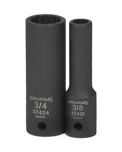 Williams 1 1/2" Williams 1/2" Dr Deep Impact Socket 12 Pt - 37448 