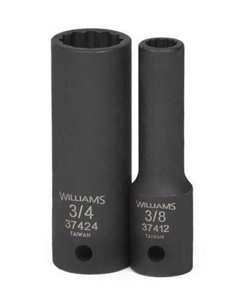 Williams 1 7/16" Williams 1/2" Dr Deep Impact Socket 12 Pt - 37446 