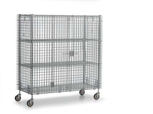  Williams Mobile Bulk Storage Cage with Casters - 900 Pounds - WBSC2460C 