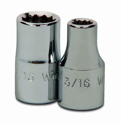 Williams 7/32" Williams 1/4" Dr Shallow Socket 12 Pt - 30207 