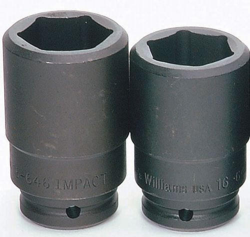 Williams Made In USA 1 5/8" Williams 3/4" Dr Deep Impact Socket 6 Pt - 16-652 