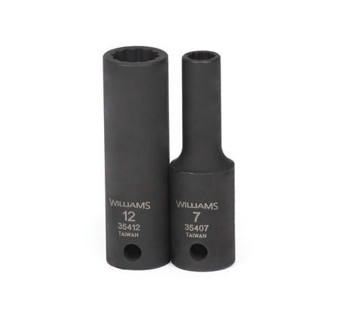 Williams 9MM Williams 3/8" Dr Deep Impact Socket 12 Pt - 35409 