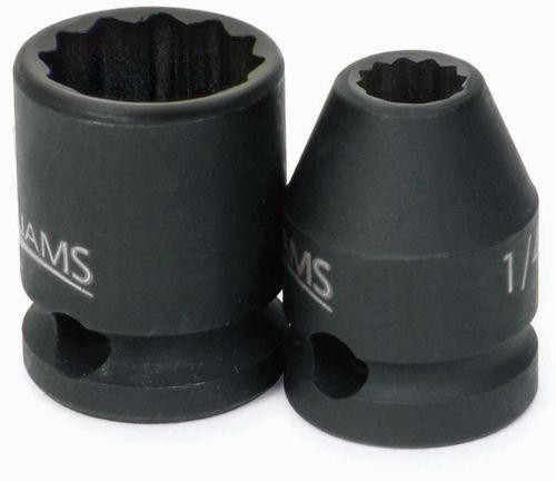 Williams 11/16" Williams 3/8" Dr Shallow Impact Socket 12 Pt - 35322 