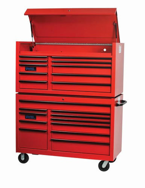 Williams 55" Williams Roller Cabinet - 11 Drawer - Red - W55RC11 