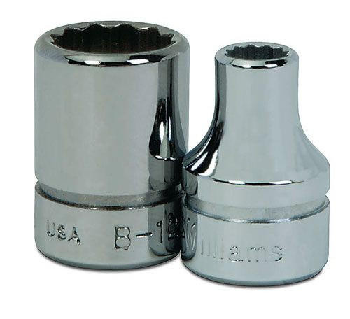 Williams Made In USA 17MM Williams 3/8" Dr Shallow Socket 12 Pt - BM-1217 