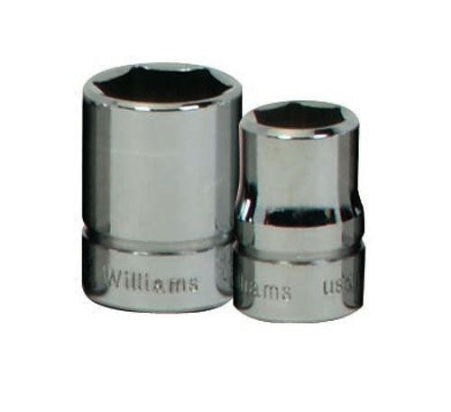 Williams Made In USA 5/16" Williams 3/8" Dr Shallow Socket 6 Pt - B-610 