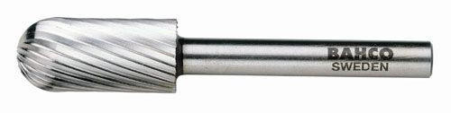 Bahco 3/4" Bahco Rotary Burrs Cylindrical Round Nose - Medium Toothing - HSSG-C1020M 