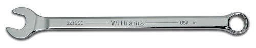Williams 11/16" Williams Satin Chrome Combination Wrench 12 Pt - 1222SC 
