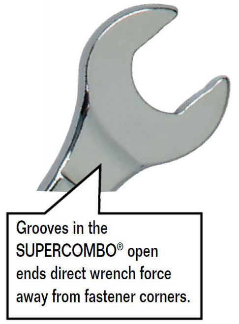Williams 9MM Williams Satin Chrome Combination Wrench 12 Pt - 1209MSC 