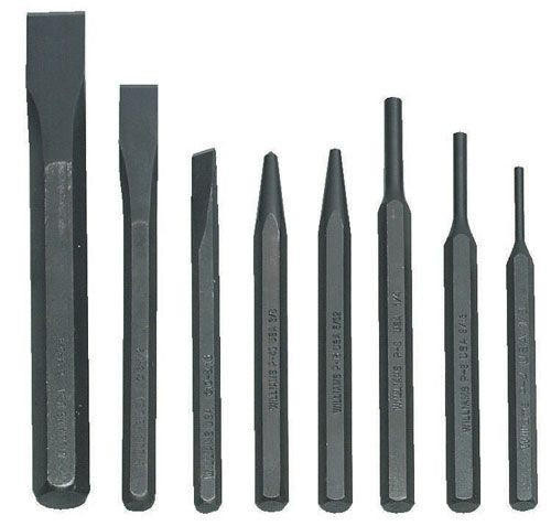  Williams Punch and Chisel Set 8 Pcs - PC-8 