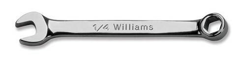 Williams 15/64" Williams High Polished Chrome Miniature Combination Wrench 12 Pt - MID75A 