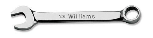 Williams 15MM Williams High Polished Chrome Short Combination Wrench 12 Pt - 1215M 