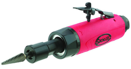  Sioux Tools SDG03S25 Straight Die Grinder | 0.3 HP | 25000 RPM | 200 Series Collet | Rear Exhaust 