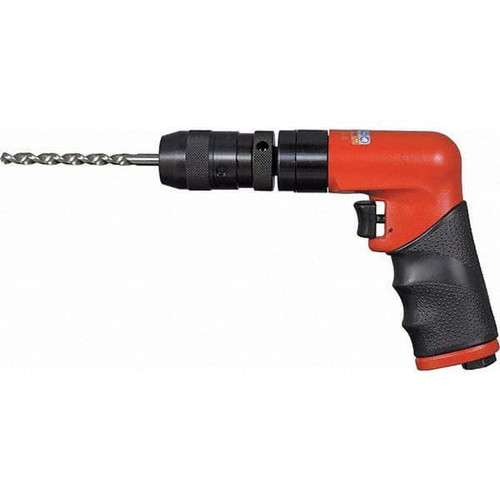  Sioux Tools SDR4P60N2 Non-Reversible Pistol Grip Drill | 0.4 HP | 6000 RPM | 1/4" Keyed Chuck 