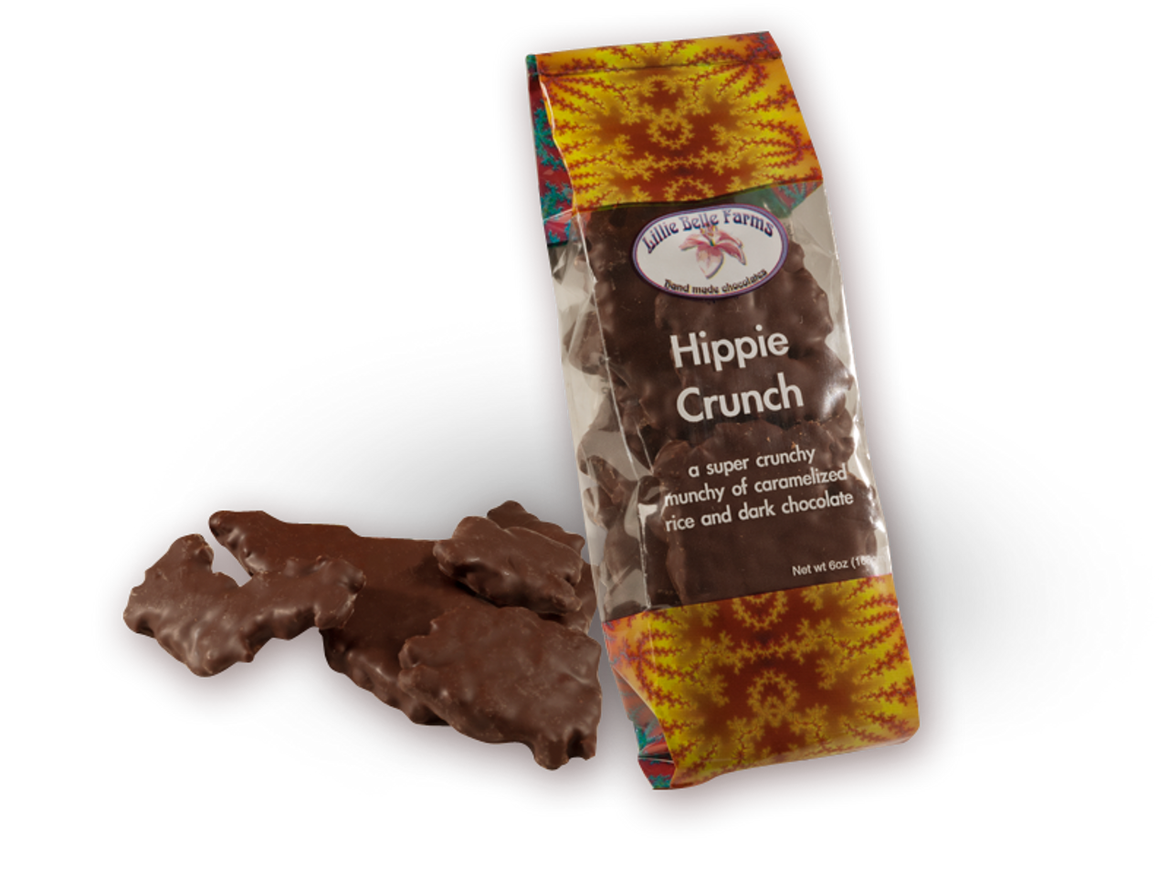 Hippie Crunch - caramelized rice in organic chocolate