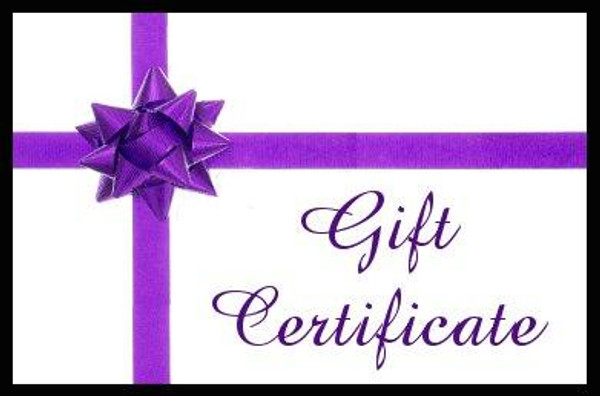 $30 Gift Certificate 