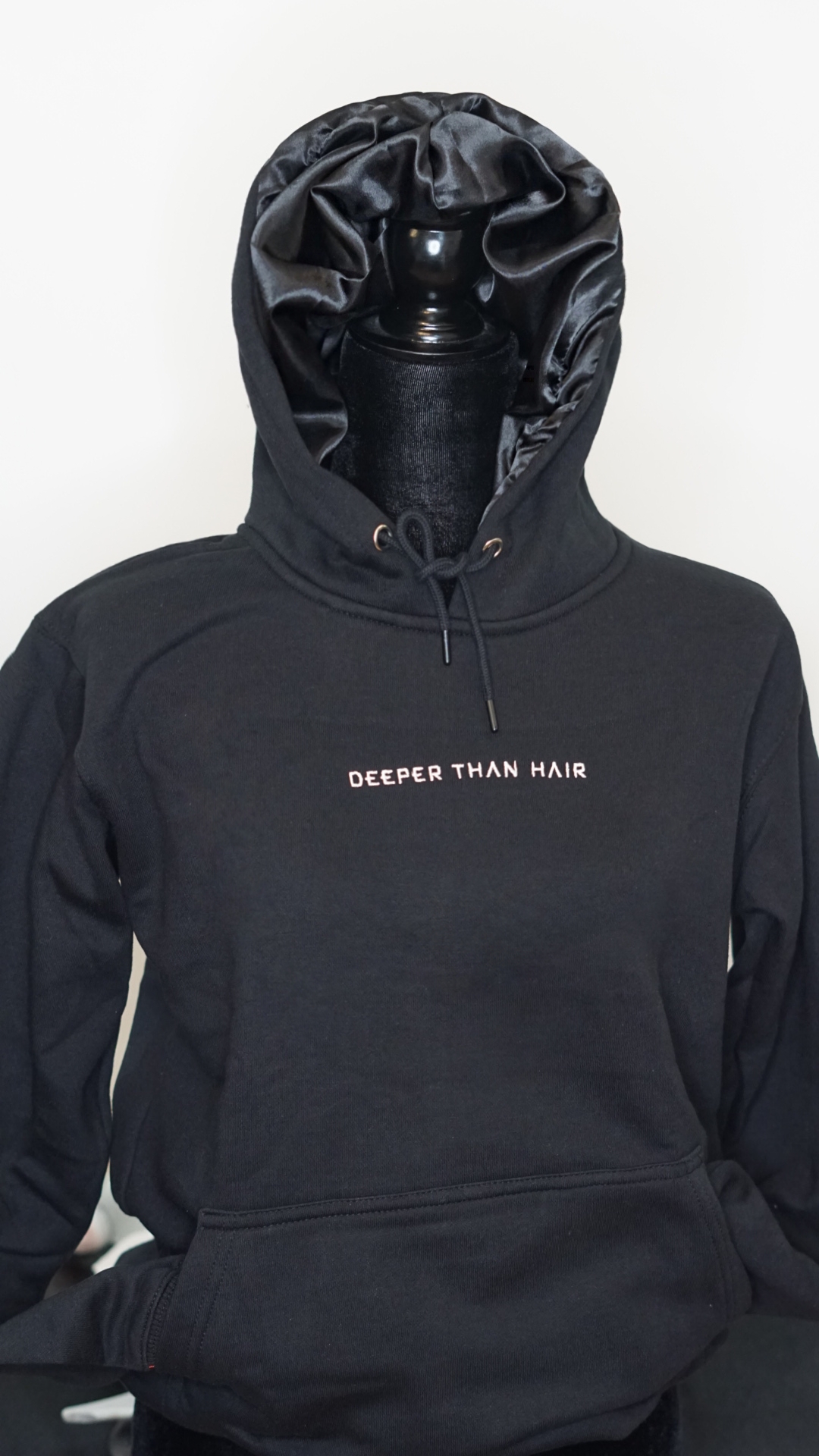 360 Waves Satin lined hoodie Black – DA WAVE ESSENTIAL