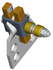 3D model of UTS reversing switch stationary contact assembly