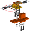 3D model of sub-assembly with part circled