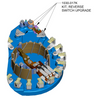 3D model of UZD phase molding showing the reversing switch contacts installed