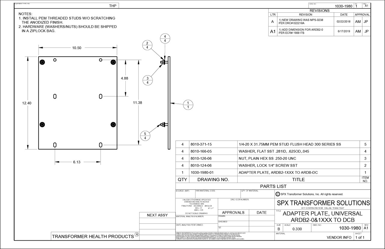 Universal Mounting Adapter - DCB To ARDB2