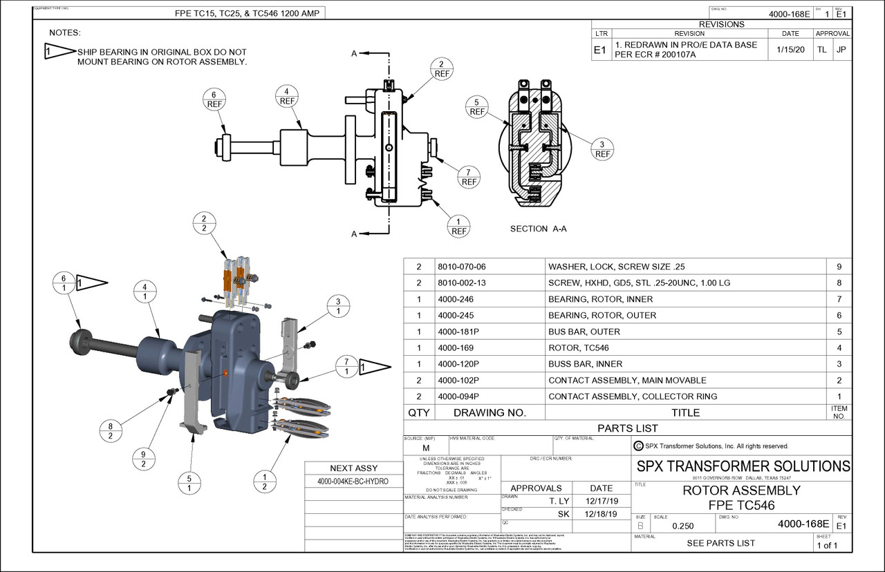 Rotor Assembly - Complete