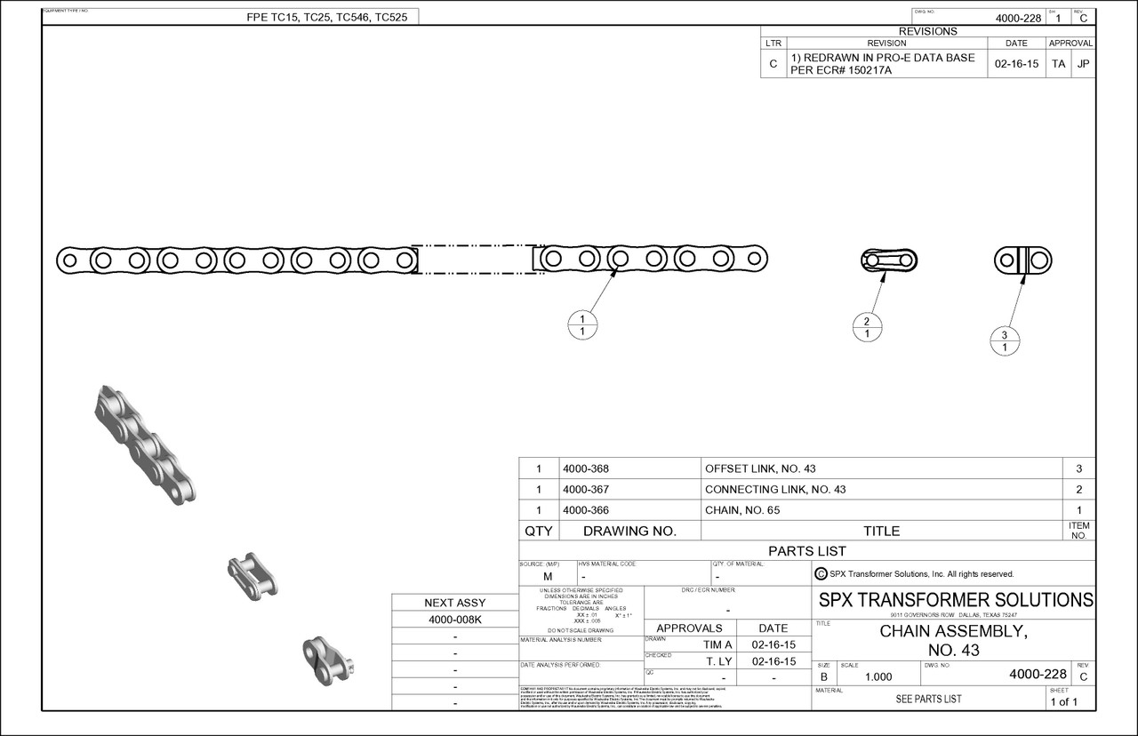 Chain Assembly - No. 43