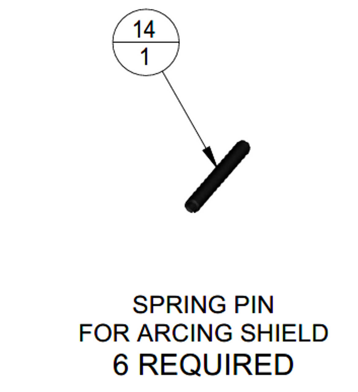 UZE spring pin