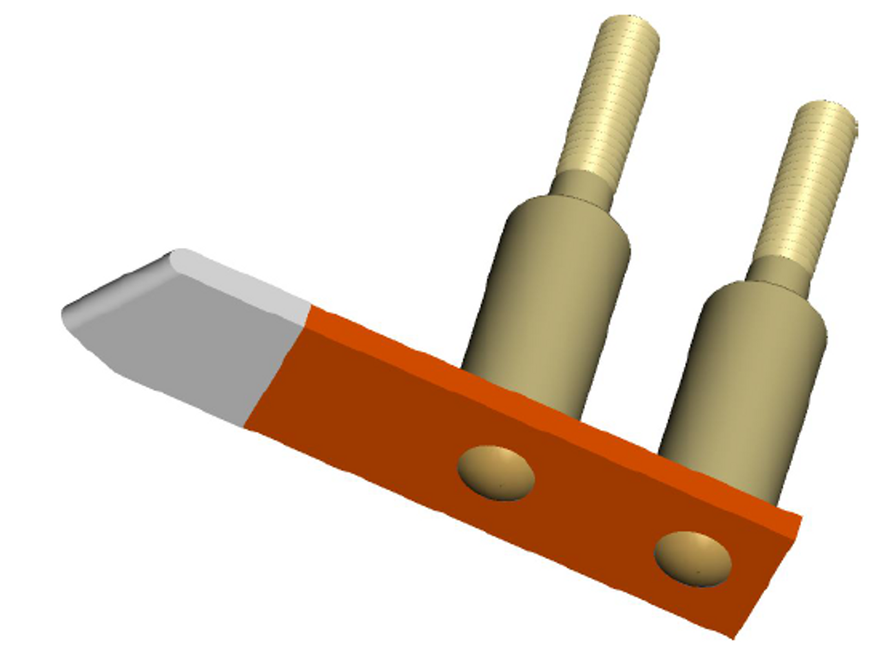 3D model of LRT68 reversing stationary switch contact