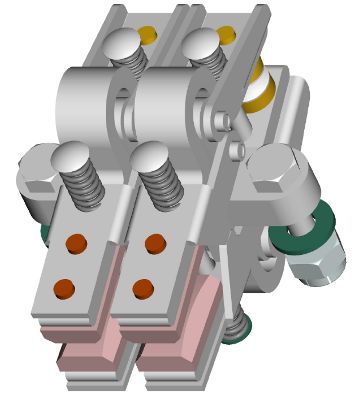 3D model of 550 reversing switch moving contact assembly