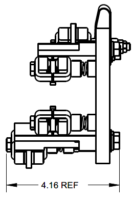 drawing of part side view