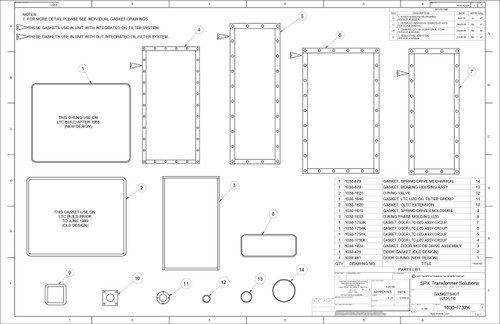 Waukesha Load Tap Changer Components