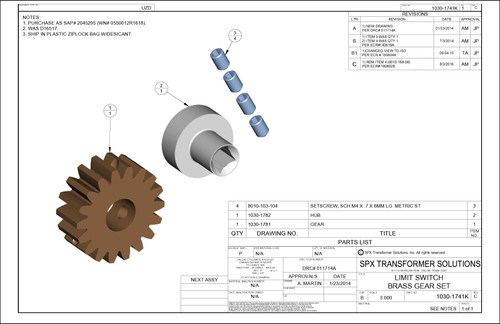 Waukesha Load Tap Changer Components