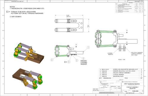 Waukesha Load Tap Changer Components
