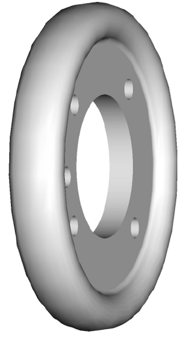 3D model of RMV-II collector ring