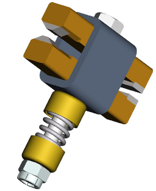 3D model of UTS-A reversing switch moving contact assembly