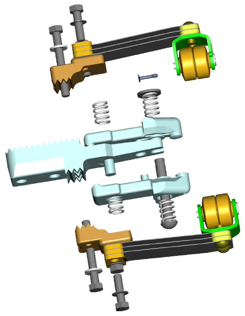3D exploded view of part